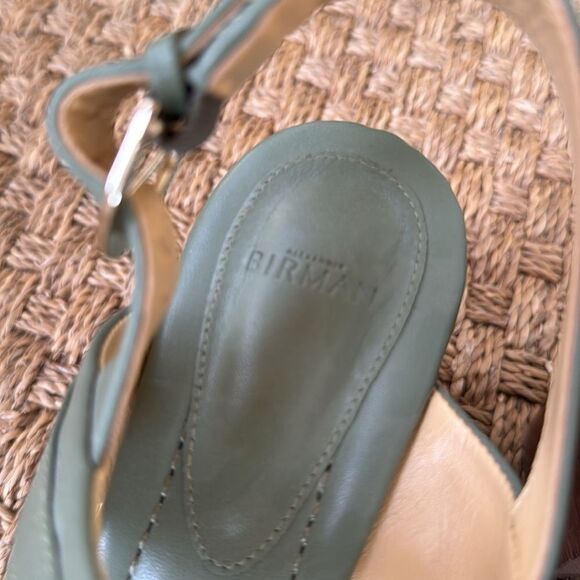 New Without Box Leather And Wood Platform Heel By Alexandre Birman - Picture 6 of 8